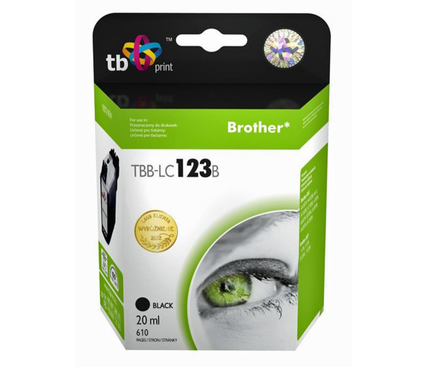 TB Print Tusz do Brother LC123 Black TBB-LC123B - 171771 - zdjęcie